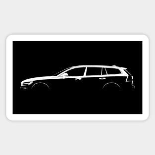 Volvo V60 (2018) Silhouette Sticker